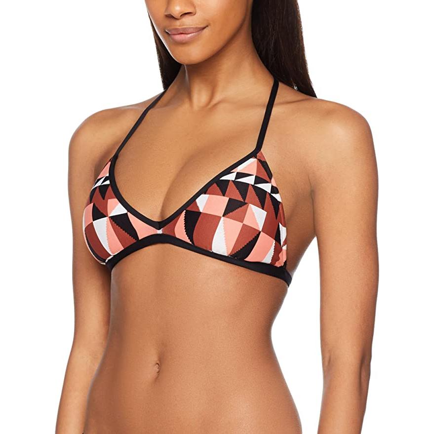 Jagged Geo Action Back Triangle Bikini Top image