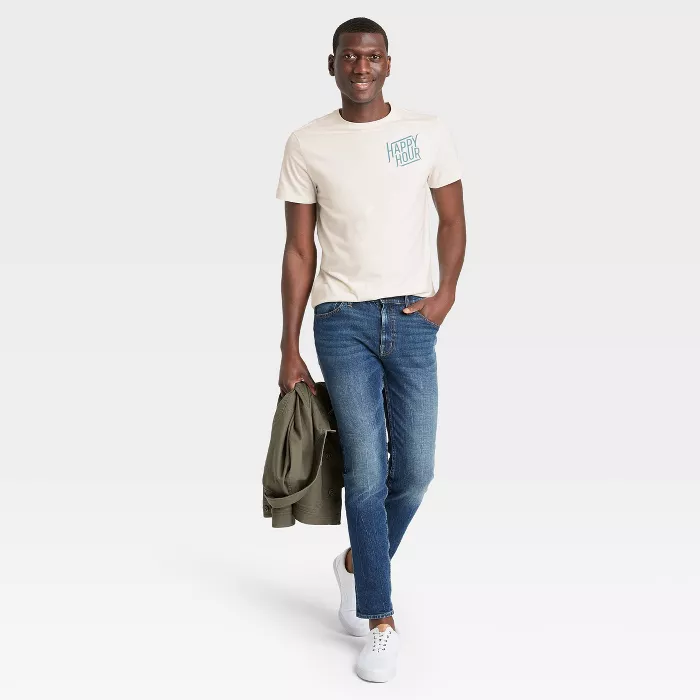 Men's Short Sleeve Graphic Crewneck T-shirt - Goodfellow & Co™ image